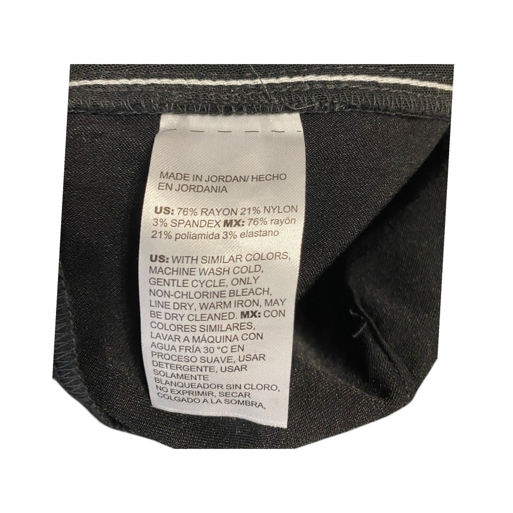 Chico's Brigitte Wide Leg Cropped Pants Black Contrast Stitch Size 1.5 R US 10 - Picture 8 of 8